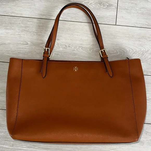 Tory Burch York Buckle Leather Tote Bag - Picture 4 of 9